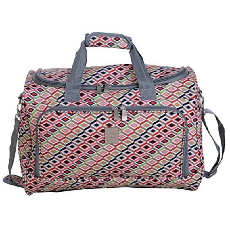 Jenni Chan Tiles 17 Inch City Duffel Bag, Multi