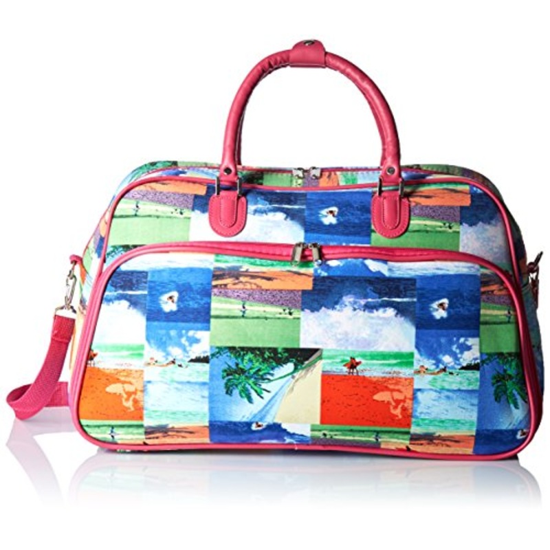 World Traveler Value Series Summer 21-Inch Carry Duffel Bag, Surf, One Size