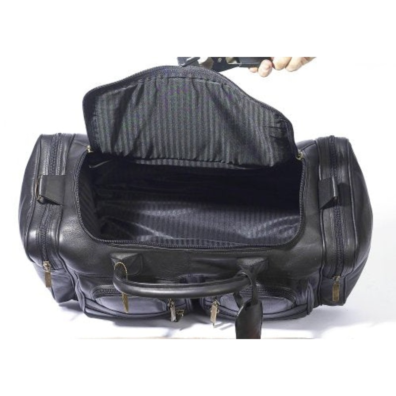 Claire Chase Executive Sport Duffel, Distressed Brown, One Size