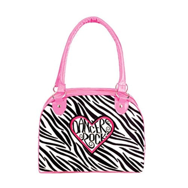 Dancers Rock Zebra Duffel (11.75" X 8.75" X 5.5")