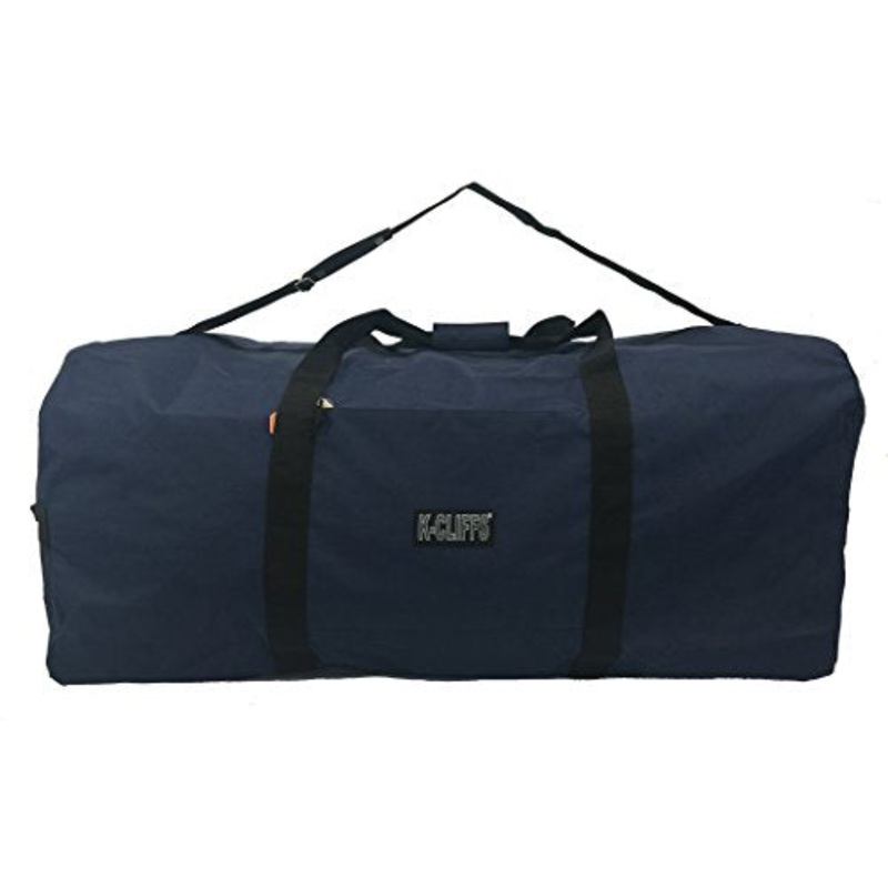 Heavy Duty Cargo Duffel Large Sport Gear Drum Set Equipment Hardware Travel Bag Rooftop Rack Bag (36" x 17" x 17", Navy)