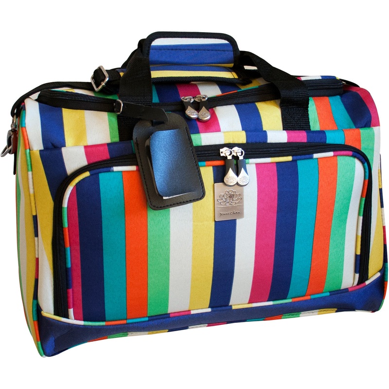 Jenni Chan Multi Stripes City Duffel