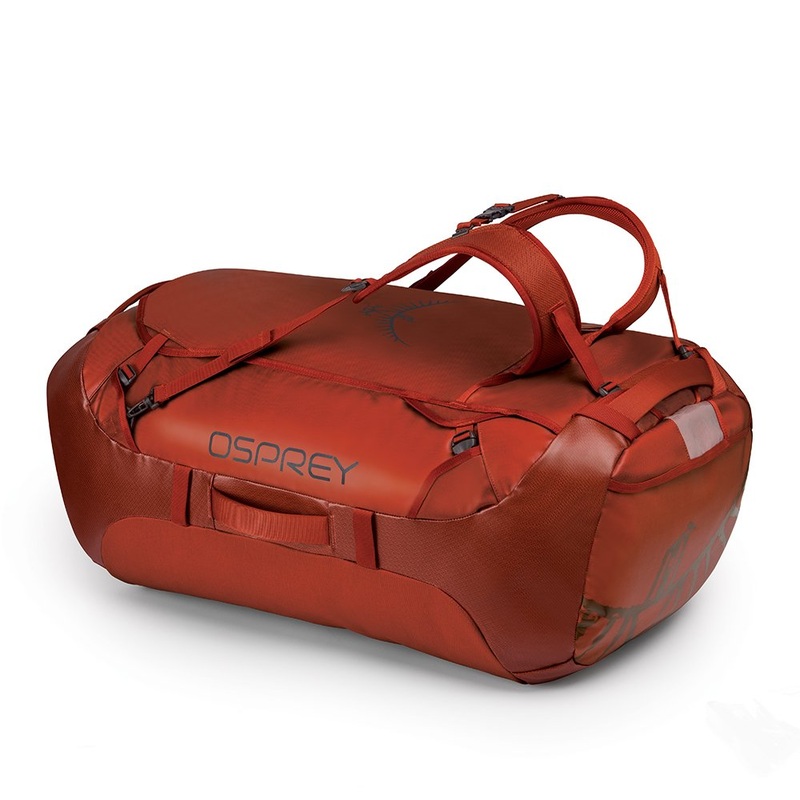 Osprey Packs Transporter 130 Expedition Duffel, Ruffian Red, One Size
