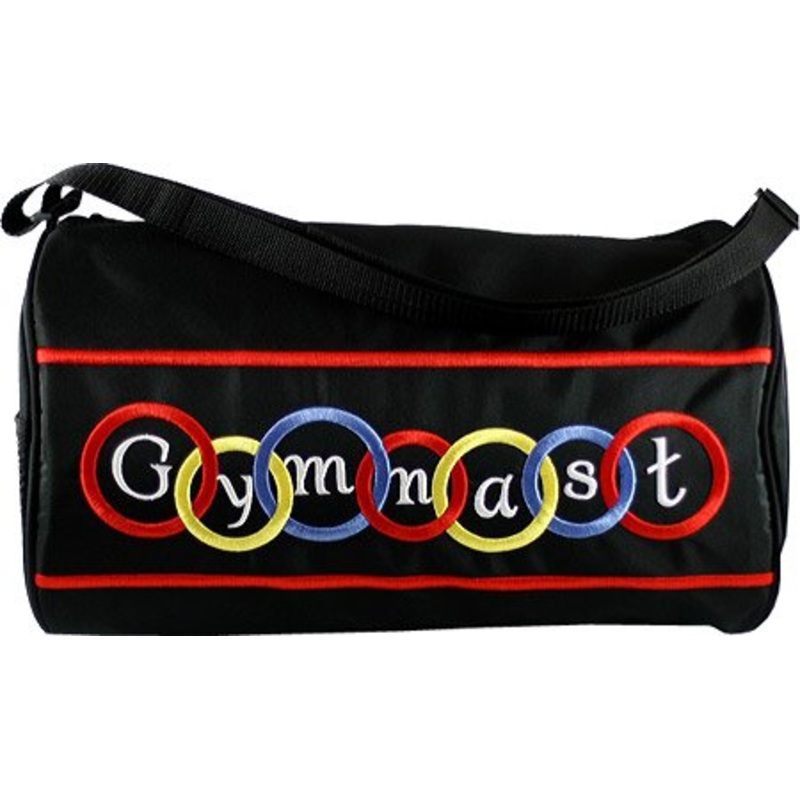 Sassi Designs Gym-01 Bright Colored Embroidery Gymnastics Duffel Bag