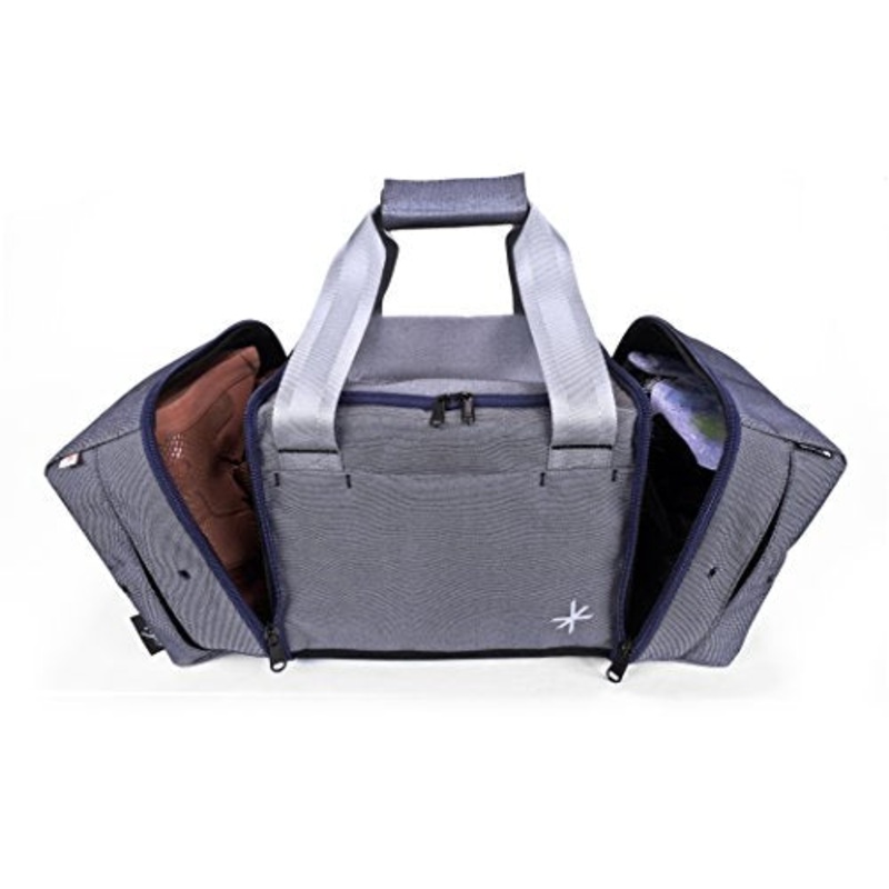 The Shrine Duality Duffel, Blue/White