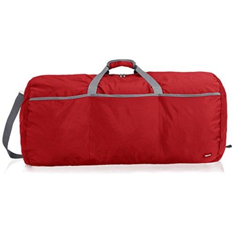 Amazonbasics Large Duffel Bag, Red
