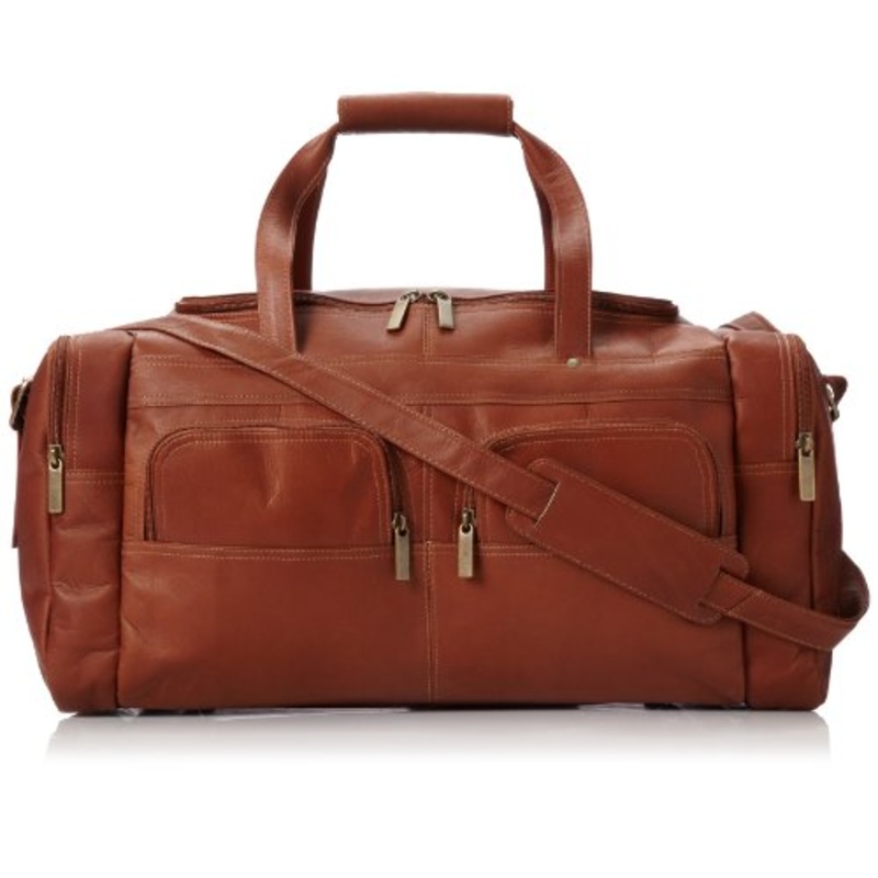 David King & Co. 19 X 9.5 Inch Multi Pocket Duffel, Tan, One Size