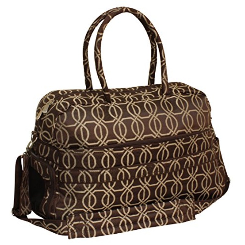 Jenni Chan Links Soft Gym Duffel, Brown, One Size