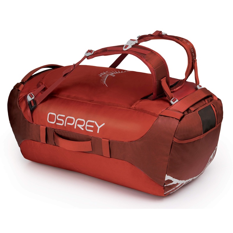 Osprey Packs Transporter 95 Expedition Duffel, Ruffian Red, One Size