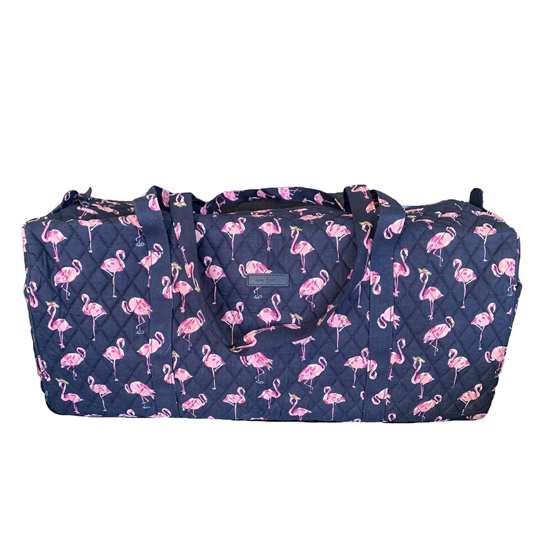 Vera Bradley Large Traveler Duffel - Flamingo Fiesta