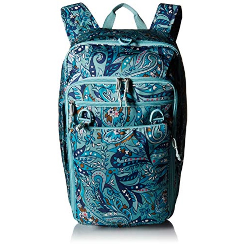 Vera Bradley womens Lighten Up Convertible Travel Bag, Polyester, Daisy Paisley, One Size