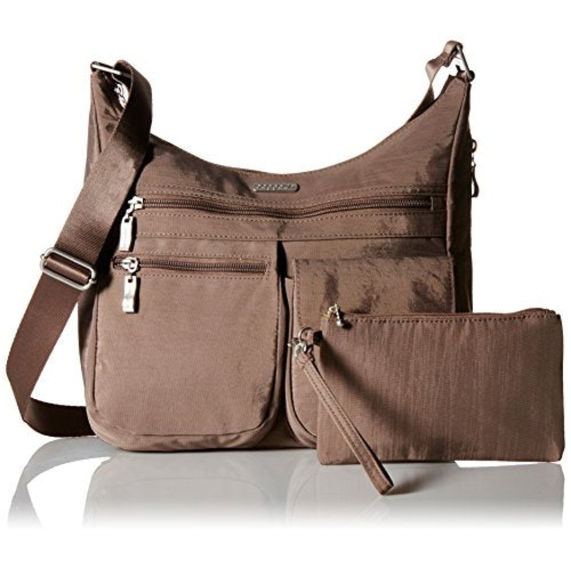 Baggallini Everywhere Crossbody Travel Bag, Portobello, One Size