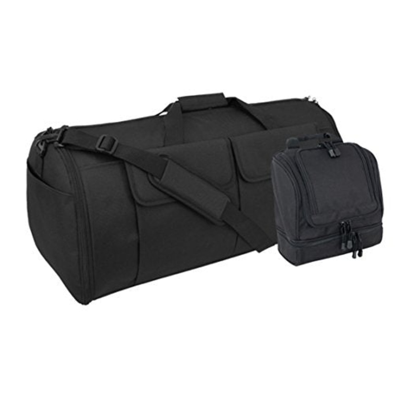 Black Code Alpha Hybrid Garment Duffel Bag And Toiletry Kit