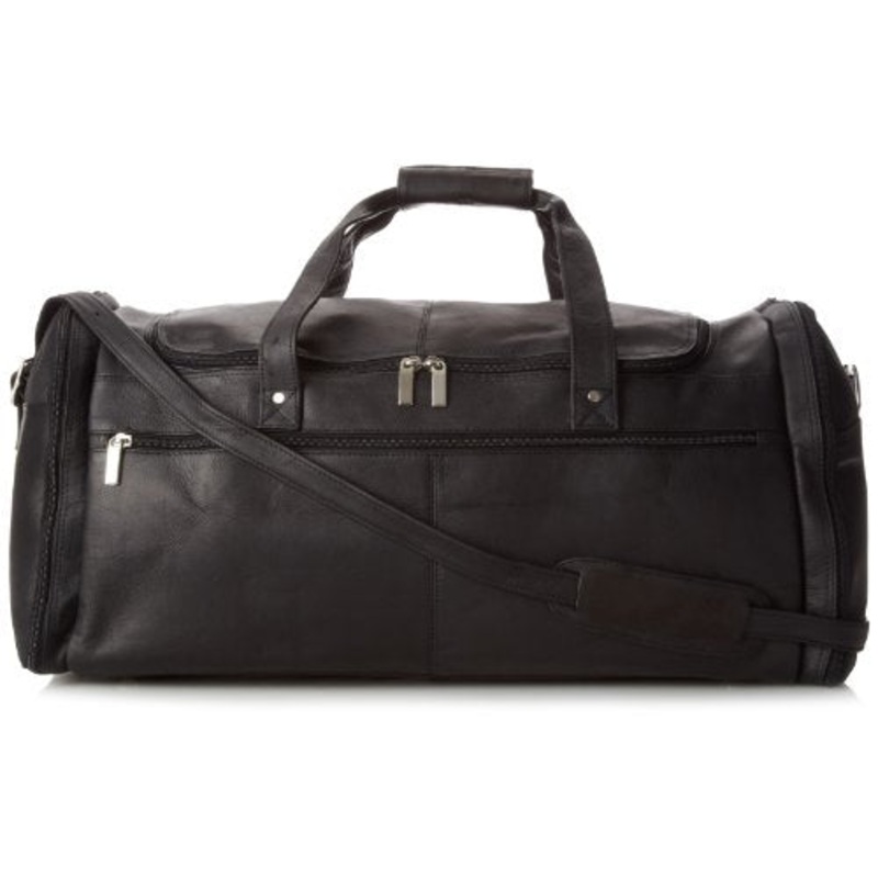 David King & Co. Extra Large Multi Pocket Duffel, Black, One Size