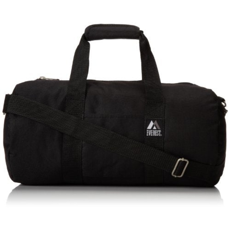 Everest 16-Inch Round Duffel, Black, One Size