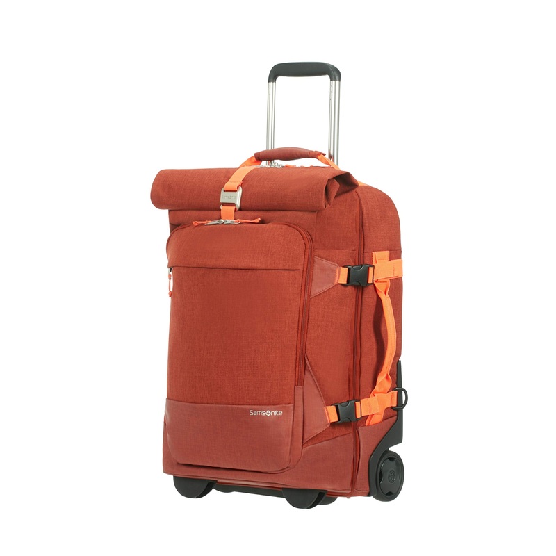 Samsonite Ziproll - Duffle/Backpack Small with Wheels Suitcase 55 cm, Burnt orange (Orange) - 116880/1156