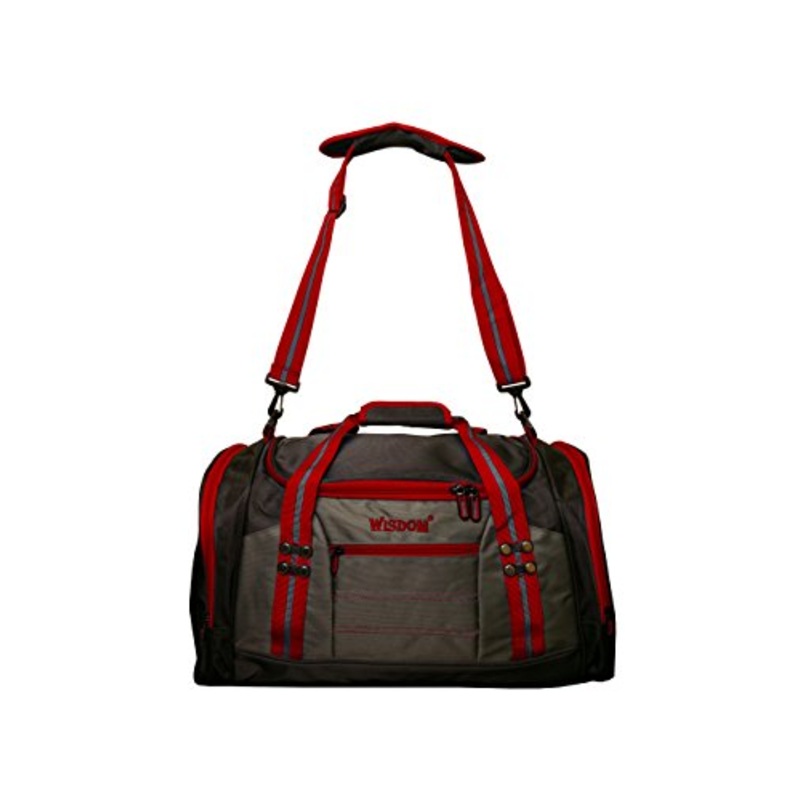 Sports Outdoor Gym Wisdom Duffel Bag (24, Red)