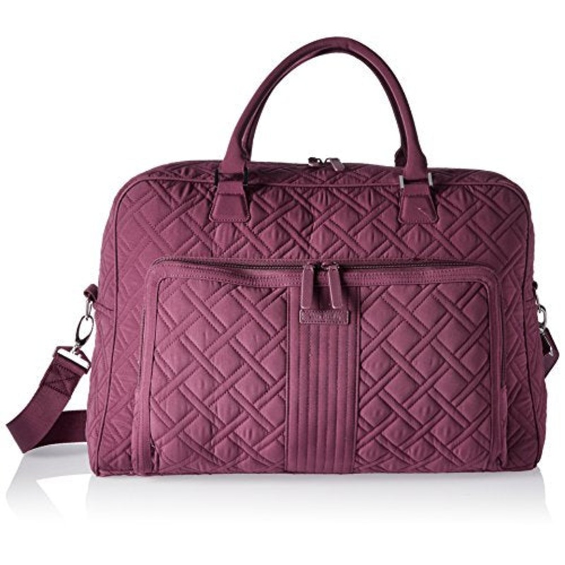 Vera Bradley Weekender, Microfiber,Hawthorn Rose,One Size