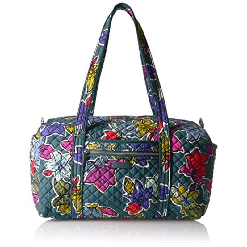 Vera Bradley Women'S Iconic Small Duffel, Falling Flowers