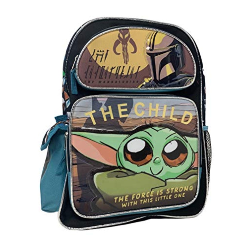 Disney Star Wars Baby Yoda" THE CHILD" Kids Backpack 16" Large Bag