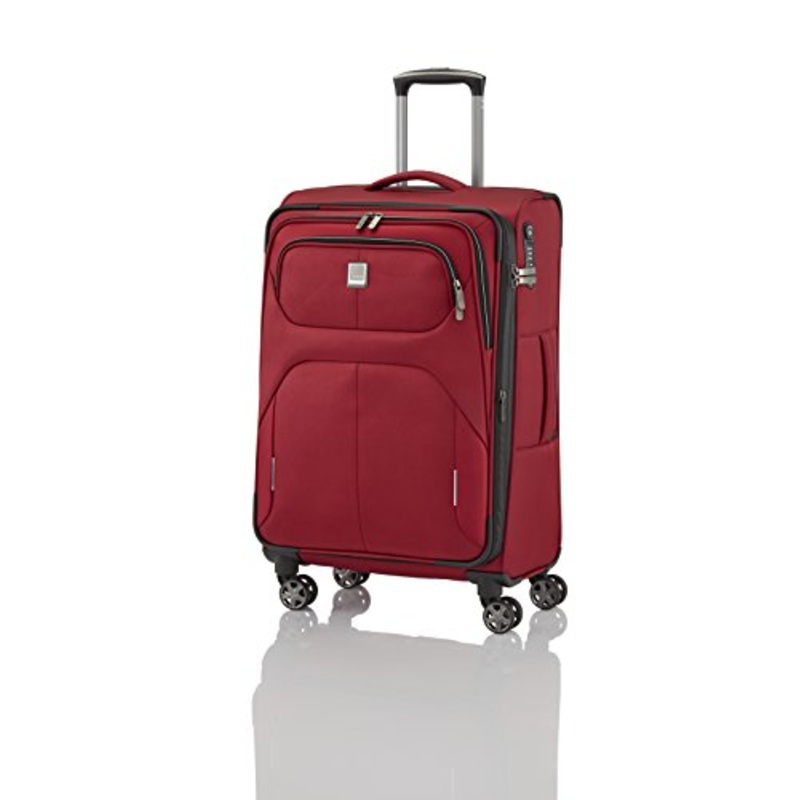 Titan Nonstop Medium Lightweight Spinner Expandable Suitcase 27" (Red)
