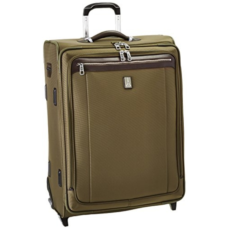 Travelpro PlatinumMagna2 Expandable Rollaboard Suiter Suitcase, 26-In., Olive