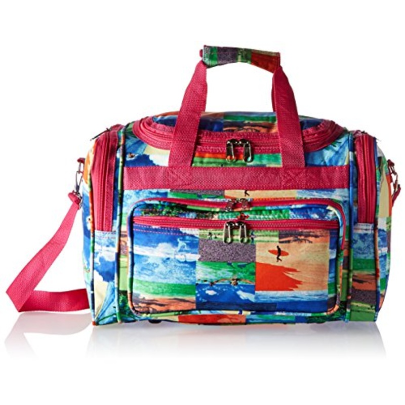 World Traveler Value Series Summer 16-Inch Carry Duffel Bag, Surf, One Size