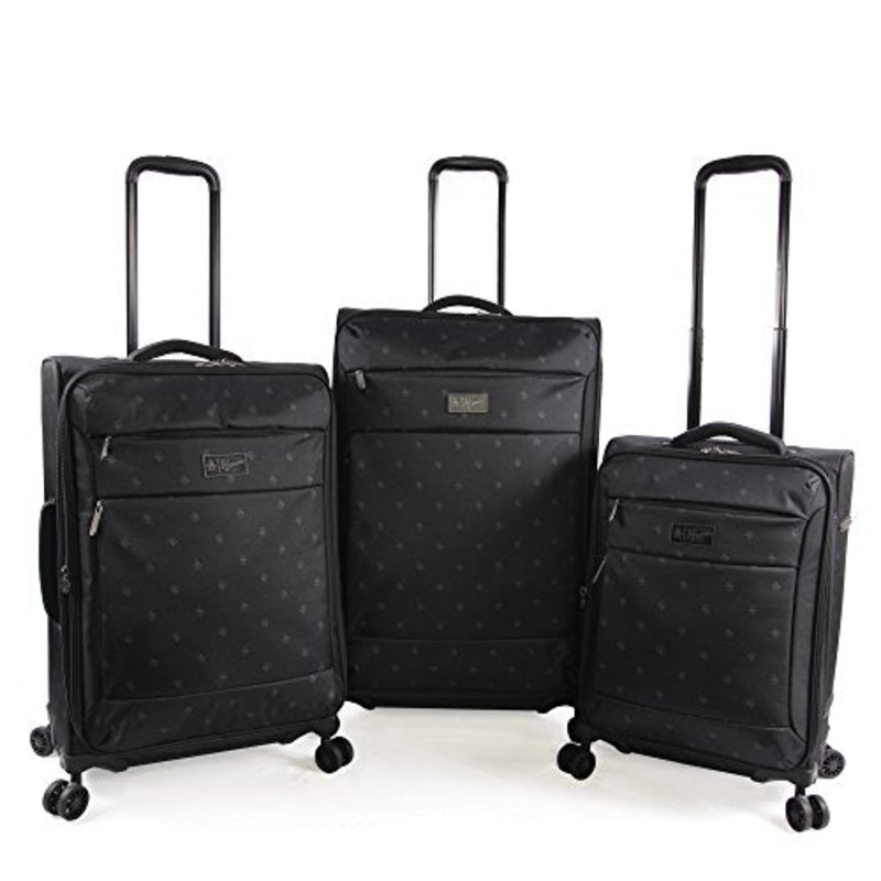 Original Penguin Original 3pc Expandable Suitcase Set with Spinner Wheels, Mini Pete