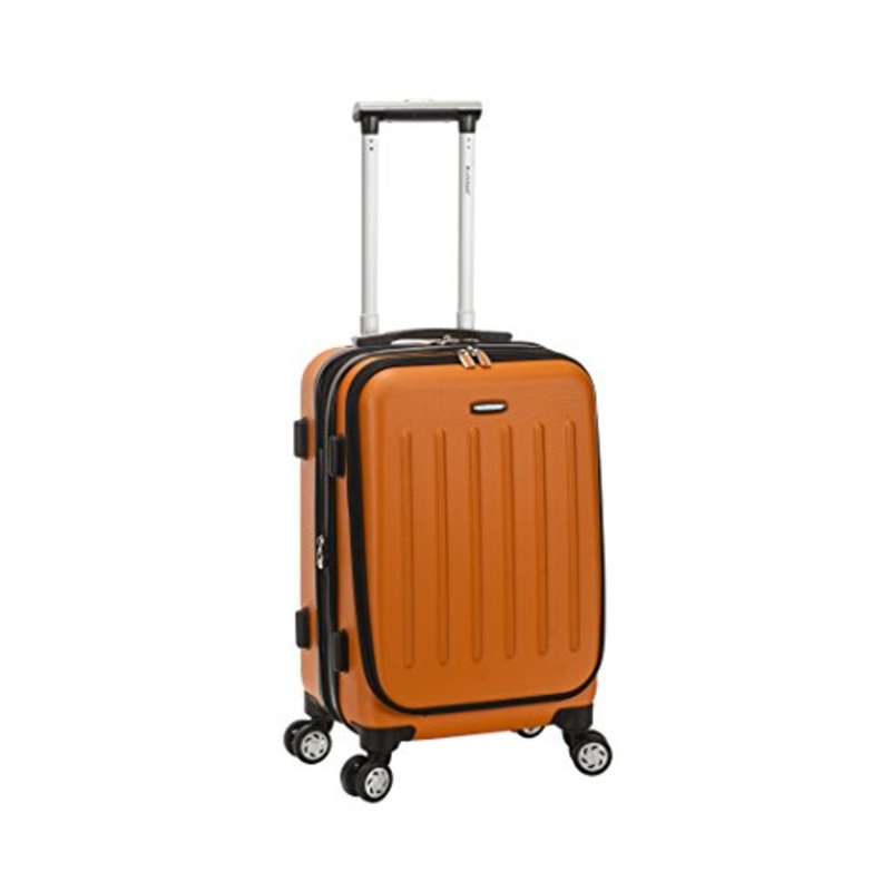Rockland Titan 19" Polycarbonate Spinner Carry On, Orange