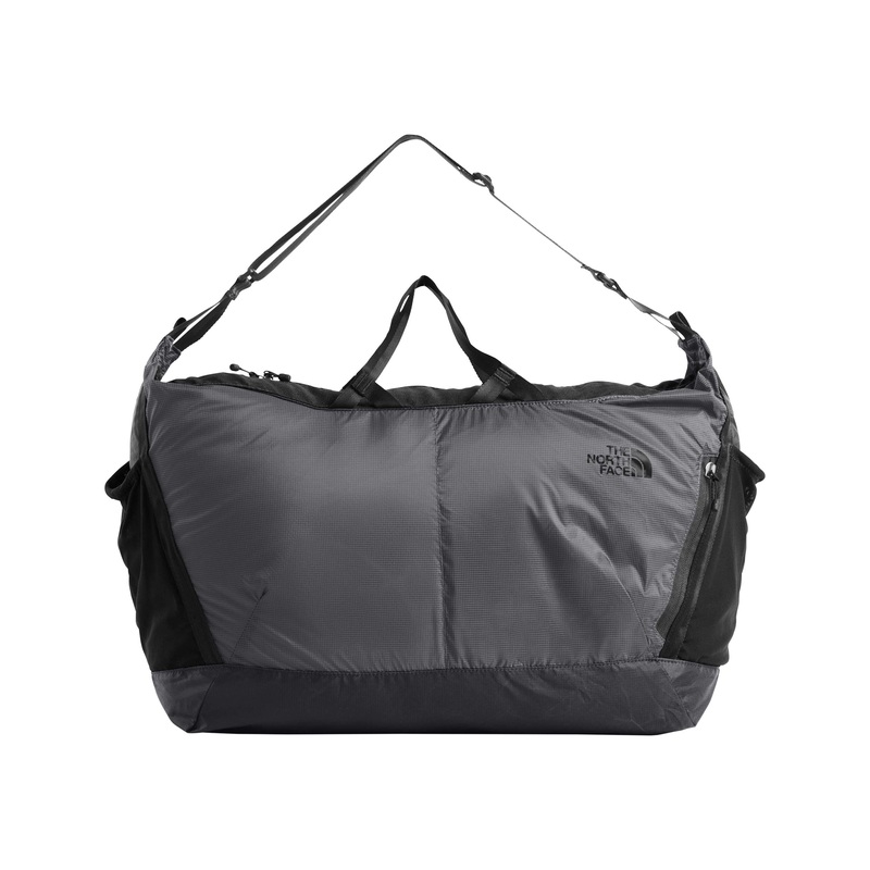The North Face Flyweight Duffel, Asphalt Grey/TNF Black, OS