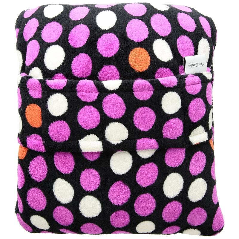 Vera Bradley Fleece Trolley Sleeve Travel, Butterfly Spots