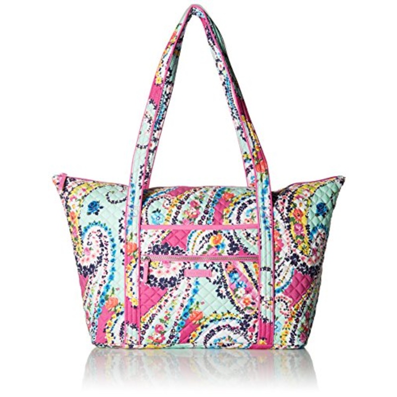 Vera Bradley Iconic Miller Travel Bag, Signature Cotton, Wildflower Paisley