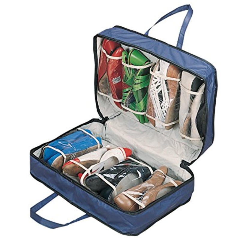 Walterdrake Blue Shoe Storage Travel Bag