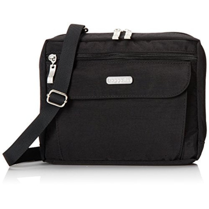 Baggallini Wander Crossbody Travel Bag, Black, One Size