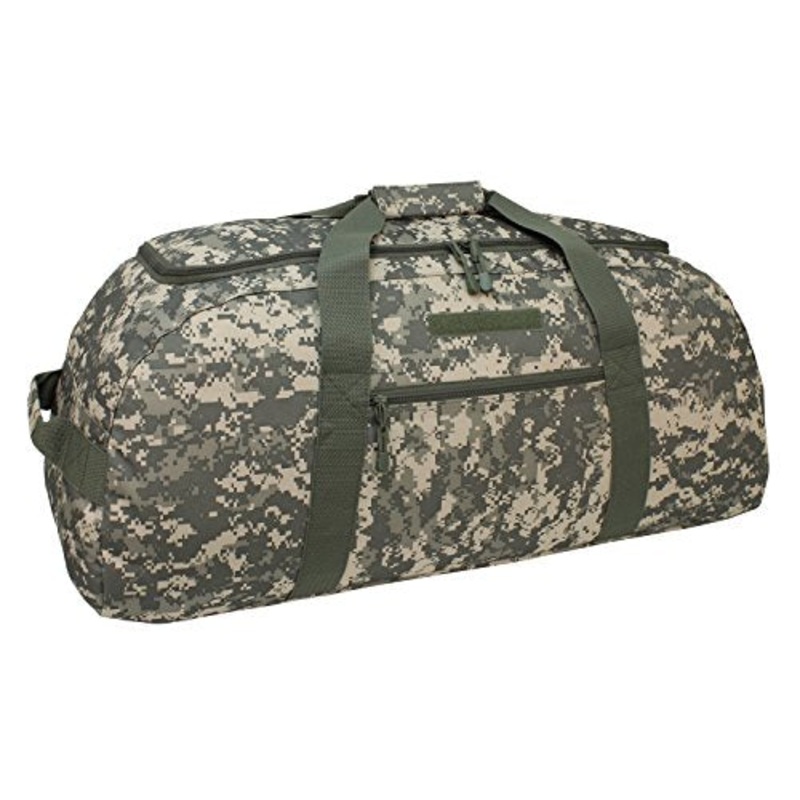 Code Alpha Giant Convertible Duffel Bag With Backpack Straps, Digital Camouflage