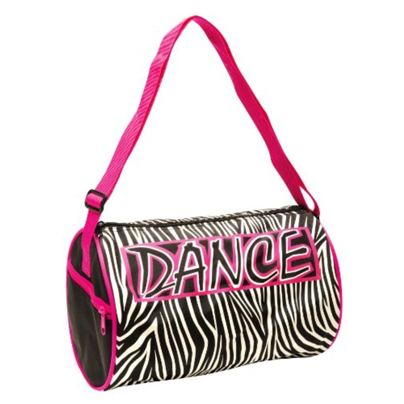 Dansbagz Zebra Dazzle Duffel Bag One Size Black
