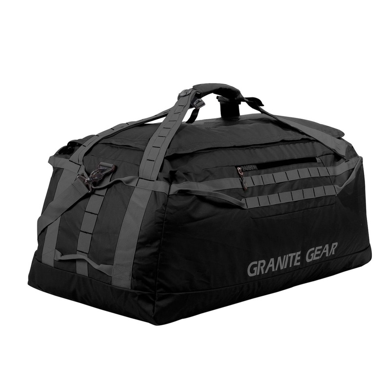 Granite Gear 36" Packable Duffel - Black/Flint