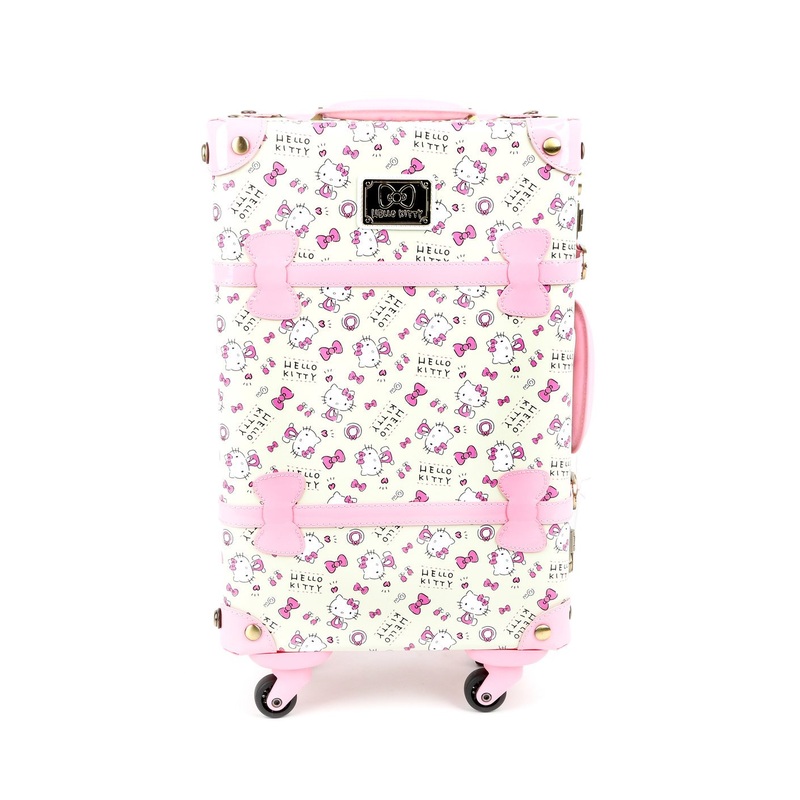 Hello Kitty 19" Steamer Trunk Suitcase: Pink