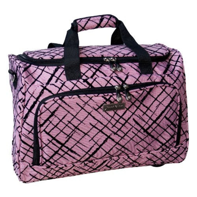 Jenni Chan Brush Strokes City Duffel, Red, One Size