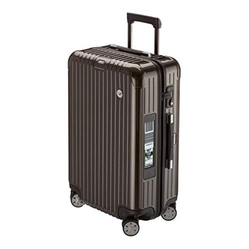 RIMOWA Lufthansa AirLight Premium Collection Multiwheel L Trolley with RIMOWA Electronic Tag, Anthracite Brown 62.5L