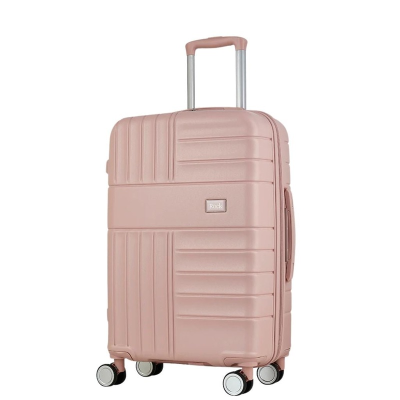 Rock Aspen Medium Hardsided Suitcase - Pink