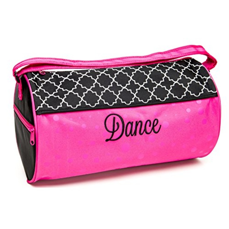 Sassi Designs Lattice & Dots Dance Medium Roll Duffel Bag