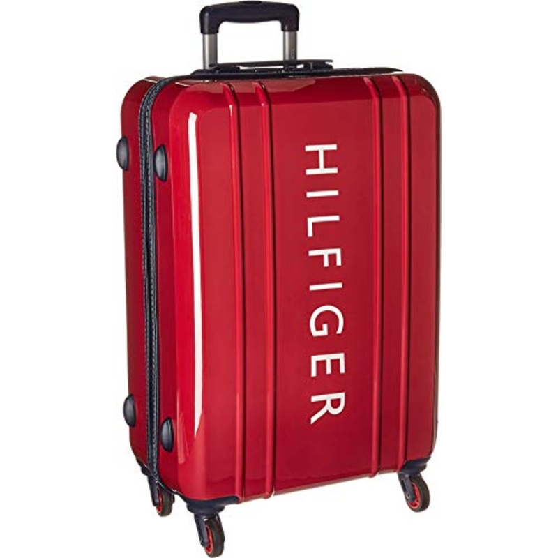 Tommy Hilfiger Unisex 25" Maryland Hardside Upright Suitcase Red One Size