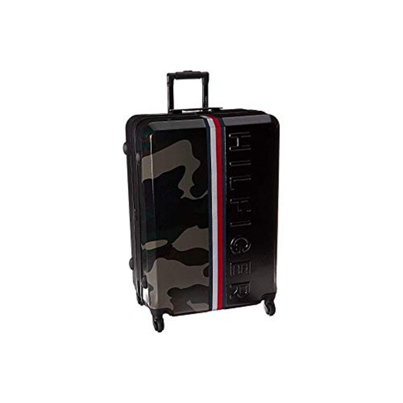 Tommy Hilfiger Unisex Vintage Sport 25" Upright Suitcase Black/Camo One Size
