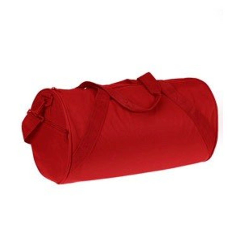 Ultraclub Recycled Barrel Duffel Bag_One Size_Red