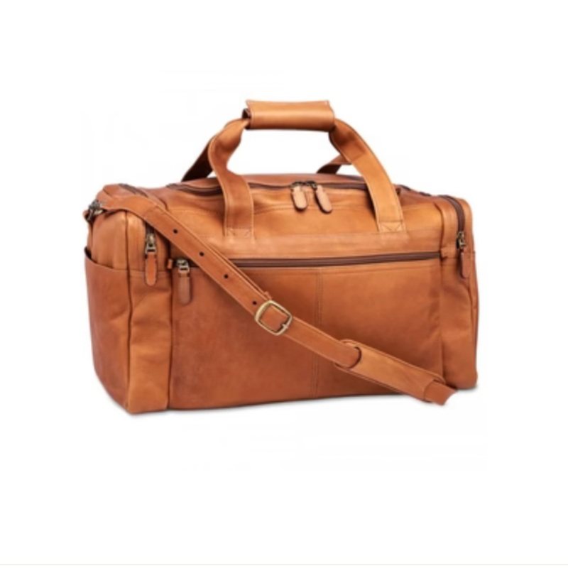 Dorado- 18 Vaquetta Leather Duffel Bag