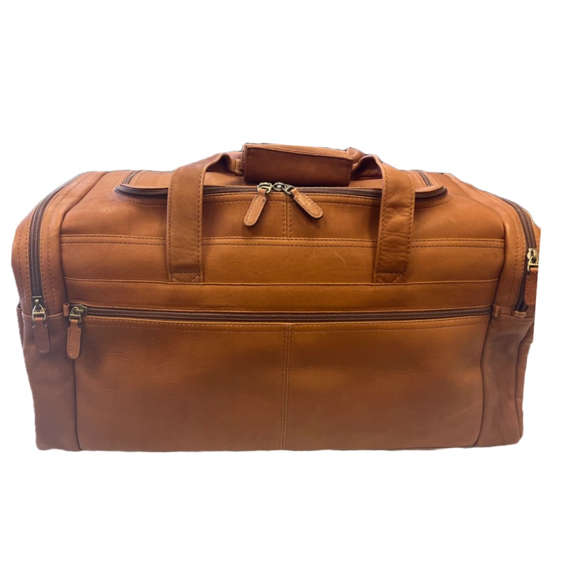 Dorado Vaquetta Leather 21" Zippered Duffel Bag