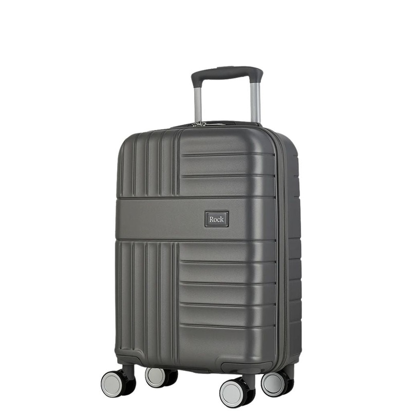 Rock Aspen Carry On Hardsided Suitcase - Charcoal