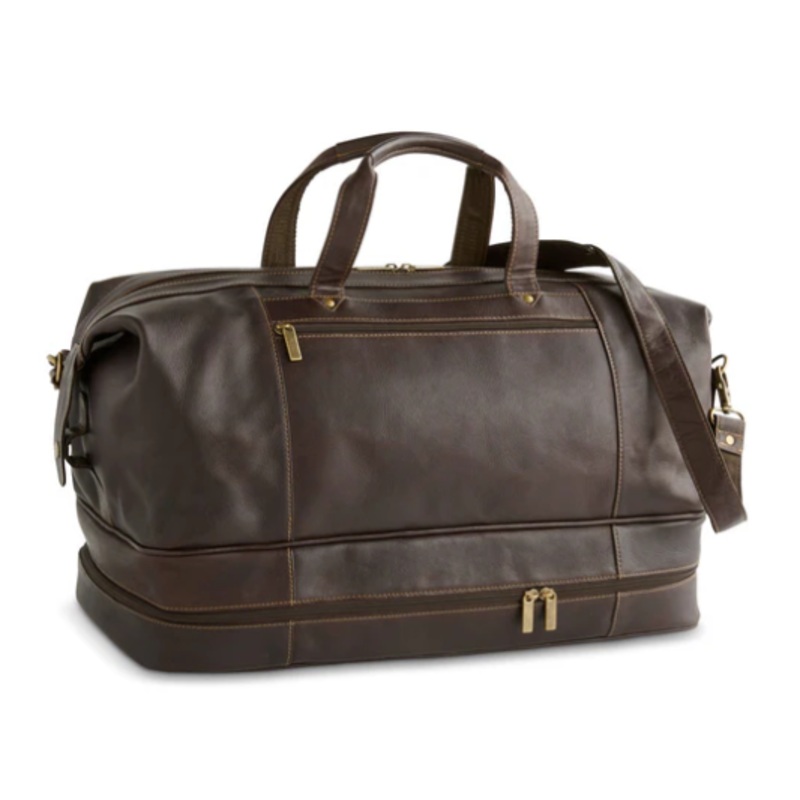 Vaquetta Leather Duffel Bag