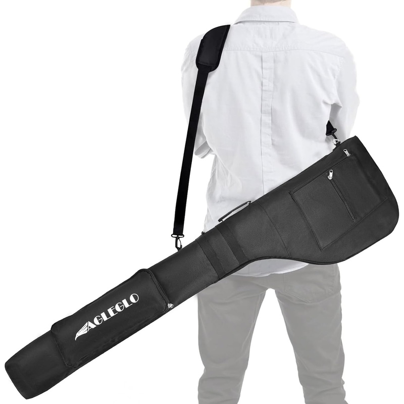 Eagleglo Golf Bag, Golf Travel Bag Foldable & Adjustable, Golf Carry Bag Holds a Full Set of Clubs, Golf Bags for 8-10 Golf Clubs, Small Golf Bag Practice Bag, Carry Golf Bags for Men, Women